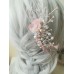 Украса за коса за булка - гребен с кристали Сваровски в розово и бяло модел Rose Magic Garden by Rosie